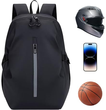 Sac à dos de casque de moto, sac à dos de voyage imperméable avec grande capacité, 50 x 20 x 27 cm, léger et ergonomique, sac de sport robuste pour déplacement, vélo, usage quotidien, multicolore