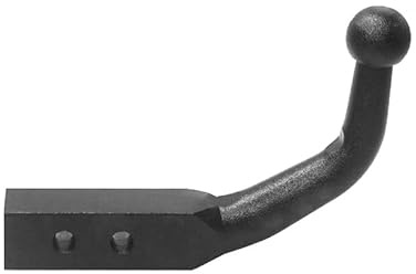 Kit de Enchufe para Remolque con Bola 50mm–Acople de Acero Templado,Compatible Receptor 50x50mm,Adaptador de Enganche de Remolque para Remolque de Autocaravana RV (6 Rise)