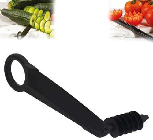 Kitchen Spiral and V-Shaped Tools,Hand Slicer Cutter,Manual Screw Peelers and Dining Toolings,Potato Cucumber Vegetables Spiral Slicer Blade,Spirals Knife Kitchens and Dining Toolings(#A)
