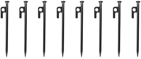 XINYIN 8 Pcs en Extérieur Enjeux des Ancres Terre Lourde Ancres Camping Extérieurs pour Les Chevilles Tente Camping À L'épreuve des Abris À L'épreuve du Vent