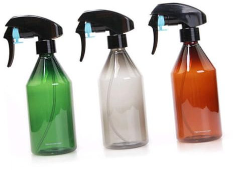 TOPPERFUN 2 piezas Botellas Spray Vacías Plástico Transparente y Negro Pulverizador Reutilizable para Jardinería y Estilismo Diseño Prueba de Fugas Ligero y de Usar Color Color Aleatorio