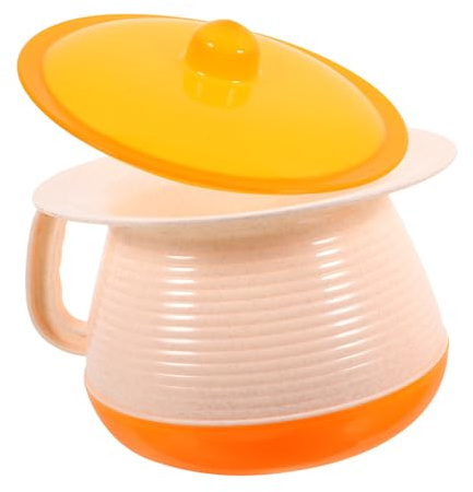 DEARMAMY Pot De Chambre Plastique Avec Couvercle Urinoir Et Crachoir Seau à Urine Portable Pour Chambre