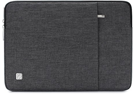 NIDOO 10 Zoll Wasserdicht Laptop Sleeve Notebook Schutzhülle Tasche für 11 iPad Pro M4 M2 M1 / 11 iPad Air M2 / 10 iPad 10 9 8/11 MatePad Pro/MatePad / 11 Galaxy Tab S9 / 10 Tablet, Dunkelgrau