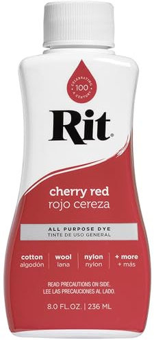 Rit Dye Liquid 8oz-Cherry Red