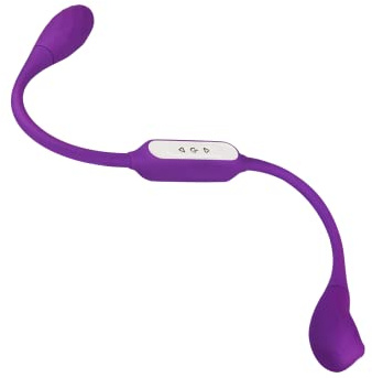 EIS, vibratore, vibratore doppio ricaricabile, 24,5 cm, impermeabile, silicone delicato sulla pelle, 2 motori controllabili separatamente