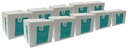 Indas Gasas Compresas Apósitos de Tejido sin Tejer, 4 capas, No estériles 10x10cm (Pack 10x100UN)