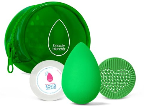beautyblender Besties BioPure Blend & Cleanse Set - Makeupsvamp och sminksvamp, professionell blandning, vegansk och grymhetsfri, tillverkad i USA