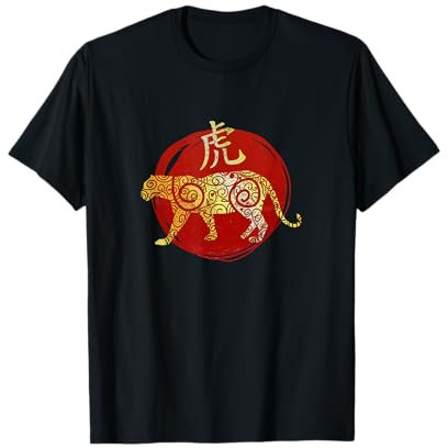 Tigre Signe astrologique de l'horoscope zodiaque chinois T-Shirt