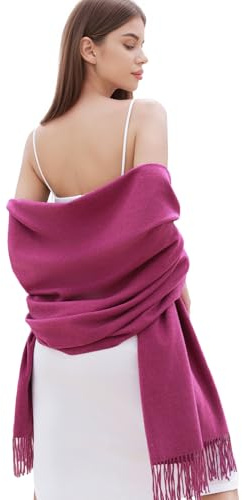 RIIQIICHY Damen Schal Stola Festlich Fur abendkleid Pashmina Schals tücher für Frauen Hochzeit Schultertuch Winter Herbst
