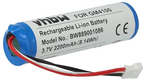vhbw Akku Ersatz für Datalogic BT-8 | RBP-4000, 128000894 für Barcodescanner POS (2200mAh, 3,7V, Li-Ion)