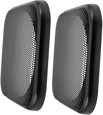 GLEAVI Rejilla del Altavoz Cuadrada De 4 Pulgadas para Coche, Cubierta Protectora Metálica Compatible para Subwoofer, Accesorio De Malla Antipolvo Color Clásico