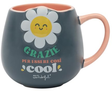 Mr. Wonderful WOA2401890IT - Taza de cerámica con las gracias por ser tan cool