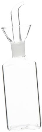 FUNOMOCYA Dispensador De Aceite y Vinagre De Vidrio Práctico No Oxida Decorativo Almacenamiento De Líquidos Para Uso Casa