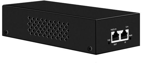 Ztyuav Injecteur PoE++ 2,5 G 90 W Non-PoE vers Adaptateur PoE avec 2 ports RJ-45 – 100/1000/2500 Mbps, conforme à la norme IEEE 802.3af/at/bt, Plug & Play, distance jusqu'à 100 mètres (322 pieds