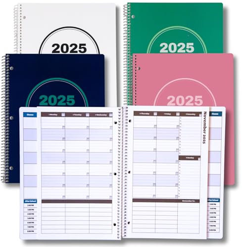 Order Out Of Chaos Akademischer Planer 2025-2026, Tages-, Wochen- und Monatskalender, Schulplaner, Juli 2025-Juni 2026, Planer 8,5 x 11 cm, Hausaufgaben-Organizer (Kokos)