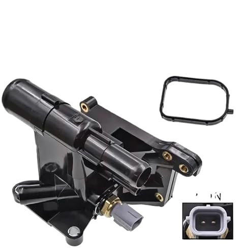 Termostato per auto/Fit for Ford C-MAX Fiesta Messa A Fuoco Galaxy Mondeo S-MAX Uscita Acqua Liquido di Raffreddamento Motore Termostato Alloggiamento del Sensore 6G9G-8K556-AA 1450955 Termostato