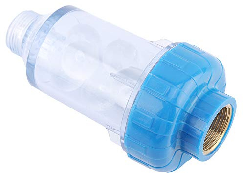 Jeffergarden Préfiltre de Robinet de Purificateur d'eau, Pré-filtre en Cristal de Silicium en Cuivre ABS, Entrée de 3 à 4 Pouces, Conception de Lavage à Contre-courant, 35,6 à 158 °F, pour Robinet
