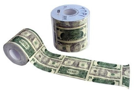 Paper+Design Toilettenpapier DOLLAR / 200Blatt - 3lagig