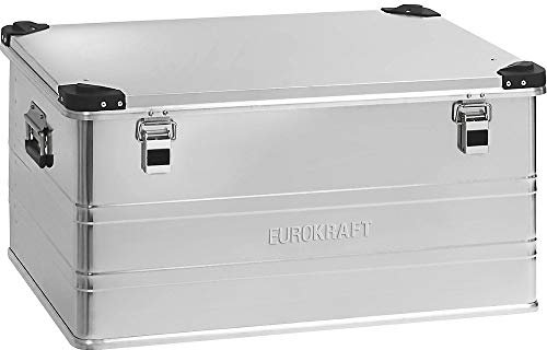 eurokraft | Caisse en aluminium Industry | capacité 157 l | dim ext L x l x h 782 x 585 x 410 mm