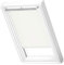 VELUX Original Dachfenster Sichtschutzrollo für FK06, Weiß, mit weißer Führungsschiene