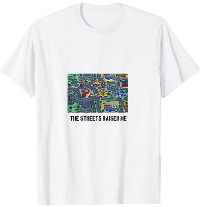 The Streets Raised Me – Retro-Auto-Spielmatte T-Shirt