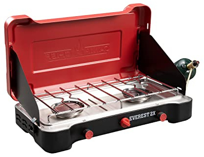 Camp Chef Everest 2X 2-Burner Portable Camping Stove, 40,000 BTUs, Propane