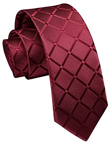 Enlision Schmale Herren Krawatte Klassische 6cm Krawatten für Formelle Hochzeit Business