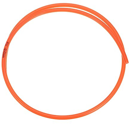 sourcing map Polyurethan Rundriemen 8mm Durchmesser 3.3ft(1 Meter) Länge Glatte Oberfläche PU Urethan Riemen für Antrieb Übertragung Orange