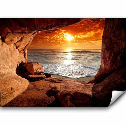 murando - Carta da Parati Moderna per Cameretta, Spiaggia, 400x280 cm | Fotomurali in TNT, Decorazione da Muro XXL, Carte da Parati Moderne, Mare, Produzione Europea