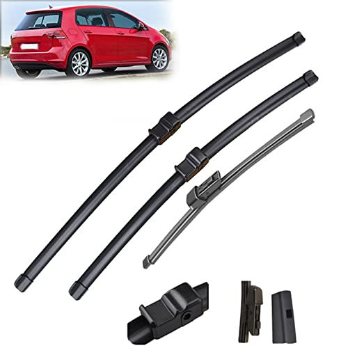 WEHOMY Scheibenwischer RHD & LHD Vorne Hinten Wischerblätter Für V&w Für Golf Plus 521 2009-2014 Windschutzscheibe Windschutzscheibe Frontscheibe 28 + 28 + 14 
