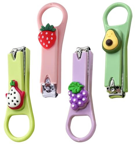 Tagliaunghie Da 4 Pezzi Con Lima Per Unghie, Tagliaunghie Di Sicurezza, Tagliaunghie Per Neonati, Set Per La Cura Delle Unghie Dei Bambini