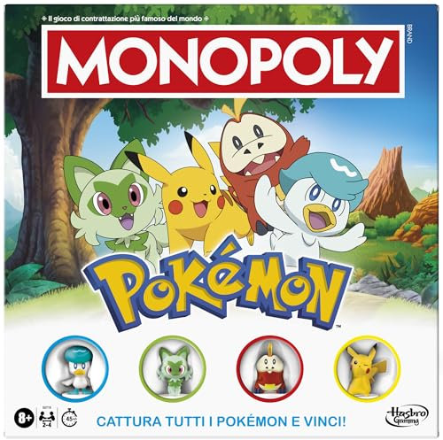 Monopoly Pokémon Edition, gioco da tavolo - Versione italiana
