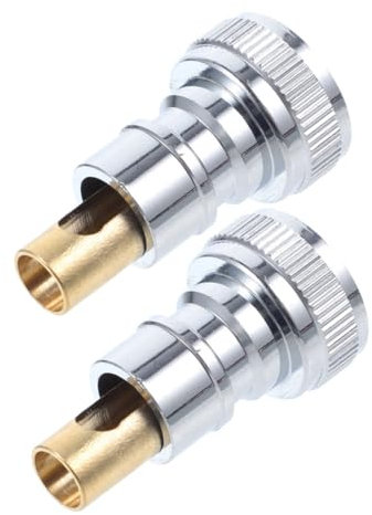 BUGUUYO 2pcs Water Tap Connector for Garden Hose Quick Connect Adapter for Washing Machine Faucet Aerator Adapter Sturdy Brass Connector for Dishwasher