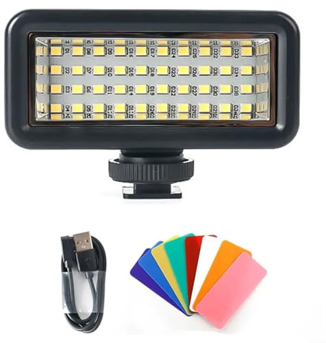 ARMYJY Tauchfotografie Fülllicht, wasserdichtes LED-Licht für GoPro Action-Kamera für DJI (Beleuchtung)