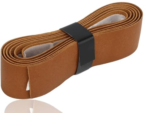 HERCHR Mango cómodo Envoltura de Agarre de empuñadura, Absorbente y sentimiento seco Tenis, Cinta de Agarre de Tenis de Tenis Cuero reemplazo de Cinta Adhesiva de la Raqueta de la