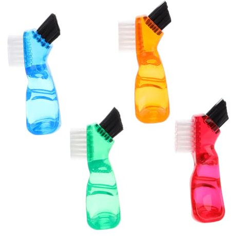 DEARMAMY 4pièces Brosse De Nettoyage Pour Prothèses Dentaires Kit De Brosses à Dents Double Face Pour Dentiers Outil De Nettoyage Pour Appareils Dentaires
