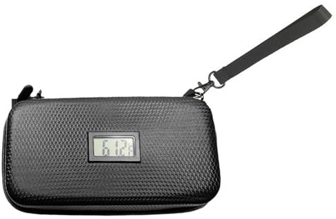 Gissroys Custodia per refrigeratori per farmaci con display elettronico della temperatura, organizer per diabetici, con compartimento, monitor della temperatura di refrigerazione
