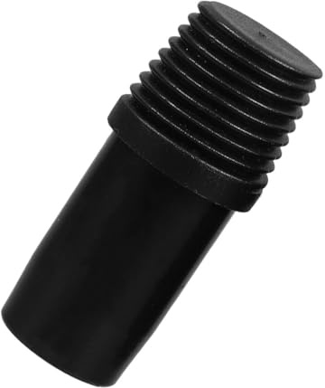 HAMPPLIES Adjustable German Threaded Connector for Mop and Broom Handles Metal Extension Pole Adapter Compatible with Straight and Telescoping Poles Easy Install Replacement Tip for Cleaning