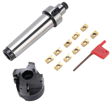 Juego de fresas frontales MT4 FMB22 Soporte 400R 50 22 Cortador de fresas frontales de 4 flautas con 10 insertos APMT1604 Solución de fresado escalonado para mecanizado de