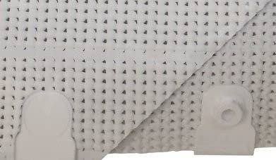 Invacare Polsterbezüge für Badewannenlifter Orca (Sitz + Rücken) - Weiß, Beige, Grau - Stoff (für Polsterbezüge), Kunststoff oder Harz (Rahmen) - 135 kg max. Gewicht - Badewannensitzer