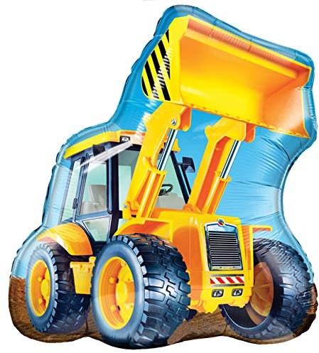 Gelbe Digger Riesen Folienballon (Verkauft Uninflated)