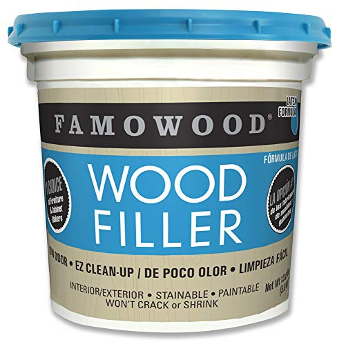 Famowood 40002152 Latex Wood Filler, Golden Oak, Net Wt 13.0 lbs.