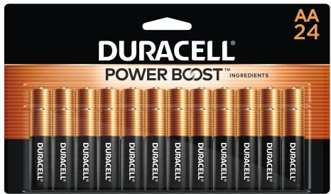 Duracell - CopperTop AA Alkaline Batterien - langlebige Allzweck-Doppel-A-Batterie für Haushalt und Geschäft - 24 Stück