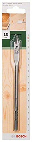 Bosch 1x Spade Bit (for softwood, Medium-Hard Wood, Hex, Ø 10,0 mm, Accessory Drill Driver)