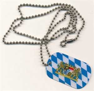 DOG TAG Bayern Erkennungsmarke Kette Grösse 30 x 50mm