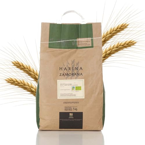 Harina de Centeno Ecológica Blanca | Rica en Fibra y Minerales, Ideal para Pan Centeno Con Aroma Tradicional | Alternativa Natural a la Harina de Trigo | Favorece la Digestión | Harina Ecológica, 5 Kg