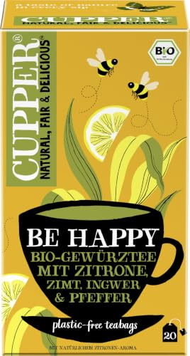 Cupper Tea Be Happy, 4er Pack (4 x 40 g)