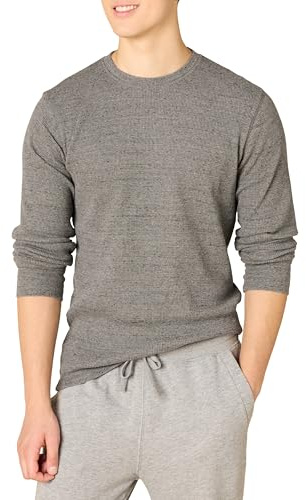 Amazon Essentials Herren Langärmeliges Waffel-Shirt, Normale Passform