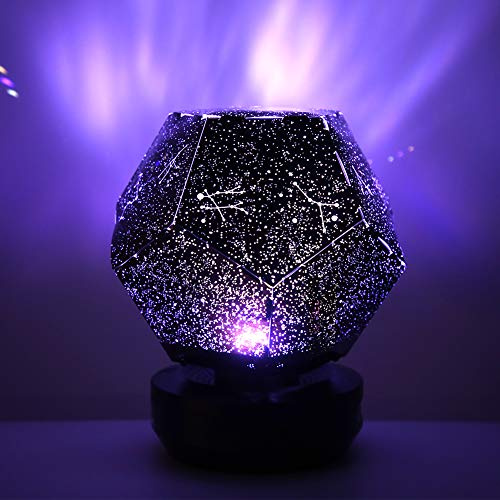 Atyhao Star Projector Night Light Household Mini Innovative Starry Projection Lamp USB Rechargeable Night Light Decoration