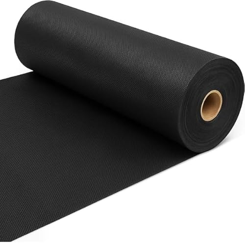 Garden Mile garden membrane weed control heavy duty 50GSM Polypropylene Corrosion garden weed membrane - Artificial Grass Underlay Landscape Barrier for Gardens, Patios, and Flower Beds (1.5M X 8M)